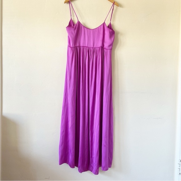 Mango Scoop Neck Satin Dress - Picture 5 of 10